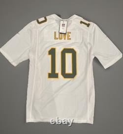 Jordan Love Green Bay Packers Nike Men XL Jersey White NWT
