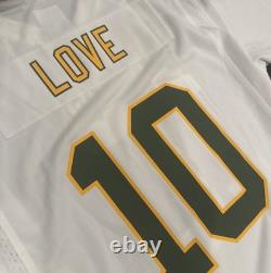 Jordan Love Green Bay Packers Nike Men XL Jersey White NWT