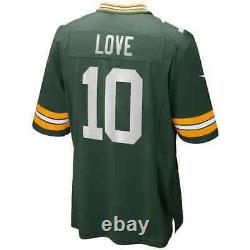 Jordan Love Green Bay Packers Nike Player Game Jersey 2023 NFL Men's #10 GB New