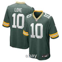 Jordan Love Green Bay Packers Nike Player Game Jersey Men's 2024 NFL Green #10