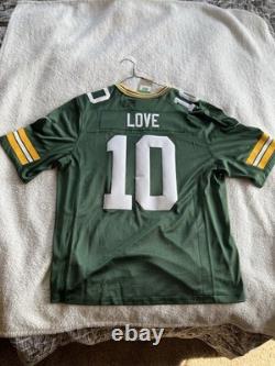 Jordan Love Green Bay Packers Nike Vapor UNTOUCHABLE LIMITED Jersey Green XL