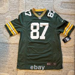 Jordy Nelson Reebok Green Bay Packers NFL Authentic On-Field NWT Home Jersey