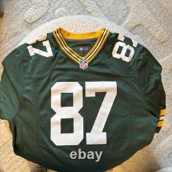 Jordy Nelson Reebok Green Bay Packers NFL Authentic On-Field NWT Home Jersey