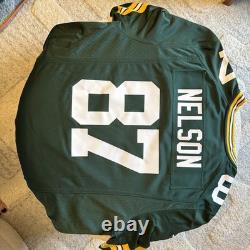 Jordy Nelson Reebok Green Bay Packers NFL Authentic On-Field NWT Home Jersey