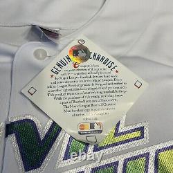 Jose Canseco 1999 Tampa Bay Devil Rays Men's Home White Throwback Jersey LRG NWT