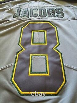 Josh Jacobs Packer Jersey Limited Edition Gray, Green & Gold Stitching New Nike