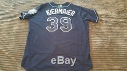 KEVIN KIERMAIER TAMPA BAY RAYS MAJESTIC Flex Base AUTHENTIC HOME JERSEY 52