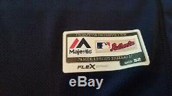 KEVIN KIERMAIER TAMPA BAY RAYS MAJESTIC Flex Base AUTHENTIC HOME JERSEY 52