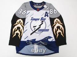 Kucherov Tampa Bay Lightning Authentic Adidas Reverse Retro 2.0 Hockey Jersey