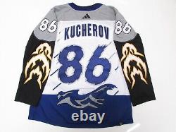 Kucherov Tampa Bay Lightning Authentic Adidas Reverse Retro 2.0 Hockey Jersey