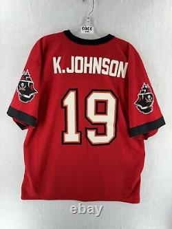 LOGO Athletic Tampa Bay Buccaneers Keyshawn Johnson Jersey Size L New! Vtg