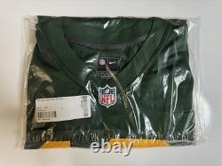 Large Jordan Love #10 Nike Game Jersey Color Rush Green Bay Packers Authentic