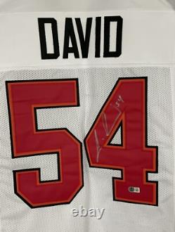 Lavonte David Signed Autograph Tampa Bay Buccaneers Jersey #54 XL Beckett NEW