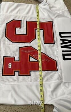 Lavonte David Signed Autograph Tampa Bay Buccaneers Jersey #54 XL Beckett NEW