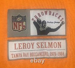 Lee Roy Selmon Tampa Bay Buccaneers Reebok NFL Throwbacks Vintage Jersey XL. NEW