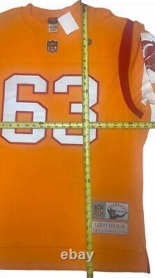 Lee Roy Selmon Tampa Bay Buccaneers Reebok NFL Throwbacks Vintage Jersey XL. NEW