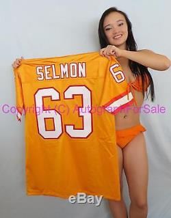 Lee Roy Selmon Tampa Bay Buccaneers orange authentic double stitched jersey NEW