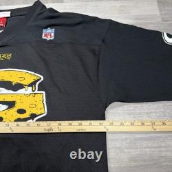 Lil Wayne x Mitchell & Ness x Green Bay Packers NFL Jersey Top Men's Large Black