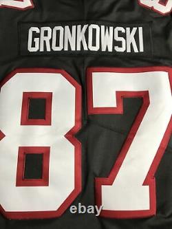 M Nike Official Tampa Bay Buccaneers Rob Gronkowski #87 NFL Vapor Limited Jersey
