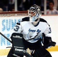MANON RHEAUME Tampa Bay Lightning 1992 CCM Throwback Home NHL Hockey Jersey