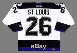 MARTIN ST. LOUIS Tampa Bay Lightning 2004 CCM Throwback Away NHL Hockey Jersey