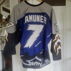 MDF Replica Tampa Bay Lightning Rob Zamuner Kitted Jersey sz XXL