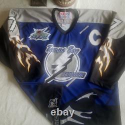 MDF Replica Tampa Bay Lightning Rob Zamuner Kitted Jersey sz XXL