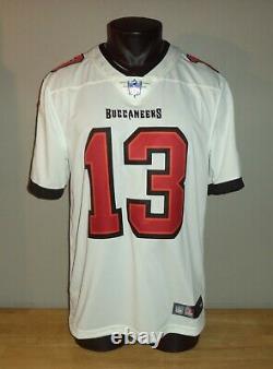 MIKE EVANS Nike On Field TAMPA BAY BUCCANEERS White Sewn Jersey Adult M NEW