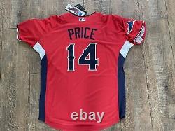 Majestic 2010 MLB All Star Game David Price Tampa Bay Rays Jersey SZ Large NWT