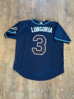 Majestic Tampa Bay Rays Evan Longoria Cool Base NWT NEW -Jersey Size 50