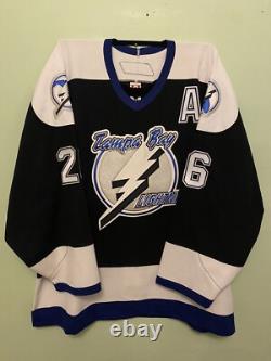 Martin St. Louis Authentic Tampa Bay Lightning Jersey Reebok 58