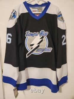 Martin St. Louis Throwback CCM Jersey Tampa Bay Lightning NEW WITH TAGS