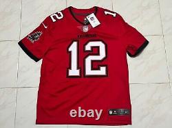 Men L New Nike Tom Brady Tampa Bay Buccaneers NFL Vapor Limited Jersey Red New