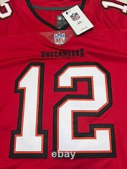 Men L New Nike Tom Brady Tampa Bay Buccaneers NFL Vapor Limited Jersey Red New