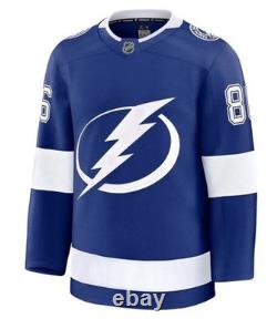 Men's 50 Nikita Kucherov Tampa Bay Lightning Fanatics Home Premium Jersey Blue