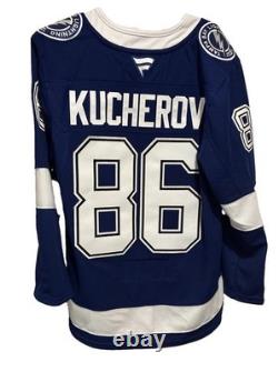 Men's 50 Nikita Kucherov Tampa Bay Lightning Fanatics Home Premium Jersey Blue