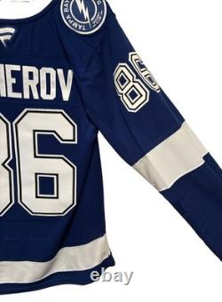 Men's 50 Nikita Kucherov Tampa Bay Lightning Fanatics Home Premium Jersey Blue