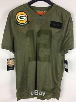 Men's AARON RODGERS Green Bay Packers Salute to Service Military Nike Jersey M