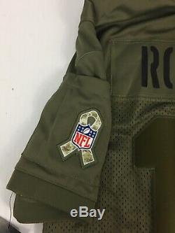 Men's AARON RODGERS Green Bay Packers Salute to Service Military Nike Jersey M