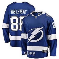 Men's Fanatics Branded Andrei Vasilevskiy Blue Tampa Bay Lightning Home