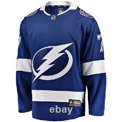 Men's Fanatics Branded Haydn Fleury Blue Tampa Bay Lightning Home Premier