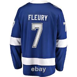 Men's Fanatics Branded Haydn Fleury Blue Tampa Bay Lightning Home Premier