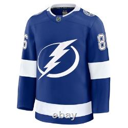 Men's Fanatics Nikita Kucherov Blue Tampa Bay Lightning Home Premium Jersey