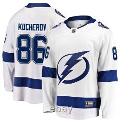 Men's Fanatics Nikita Kucherov White Tampa Bay Lightning Away Premier Breakaway