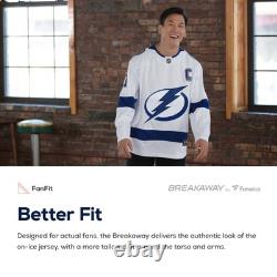 Men's Fanatics Nikita Kucherov White Tampa Bay Lightning Away Premier Breakaway