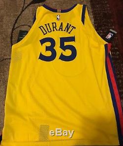 Men's Golden State Warriors The Bay Kevin Durant Nike Authentic Jersey XXL