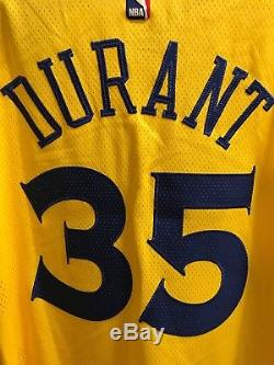 Men's Golden State Warriors The Bay Kevin Durant Nike City Authentic Jersey L