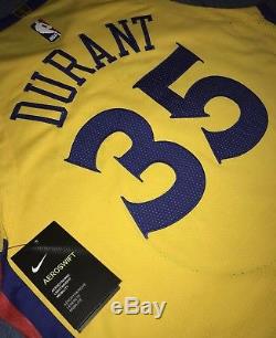 Men's Golden State Warriors The Bay Kevin Durant Nike City Authentic Jersey S