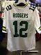 Men's Green Bay Packers Aaron Rodgers Limited Jersey Nfl Football Large White