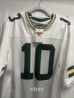 Men's Green Bay Packers Jordan Love #10 Nike White Vapor Limited Jersey